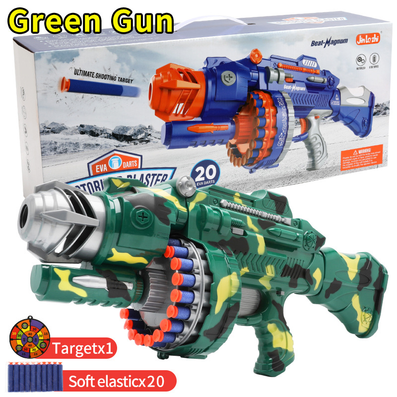 verde militar, versión con batería