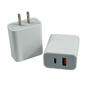 <span class=keywords><strong>USB</strong></span> + C型充电器套件5V 2A增强速度，适用于手机壁挂式ABS PD，包括C型端口18w快速充电器。