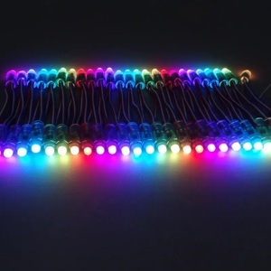Forma rotonda diffusa DC 5V 12mm digitale RGB LED luce Pixel stringa impermeabile IP68 RGBIC WS2811 indirizzabile 50 nodi modulo Led - Product Image 5