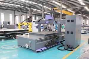 Cambiador automático de herramientas Enrutador CNC Atc de 4 ejes con husillo giratorio para grabado en madera, tallado y corte de la AKM1325C-4A - Product Image 4