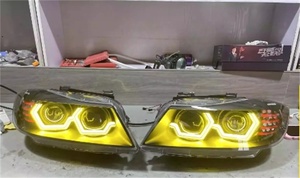 Modifiye OSS farlar ile RGB X ışık iki renkli DRL anahtarlama için BMW 3 serisi E91 E90 LED far Xenon LED 2005-2012 - Product Image 2