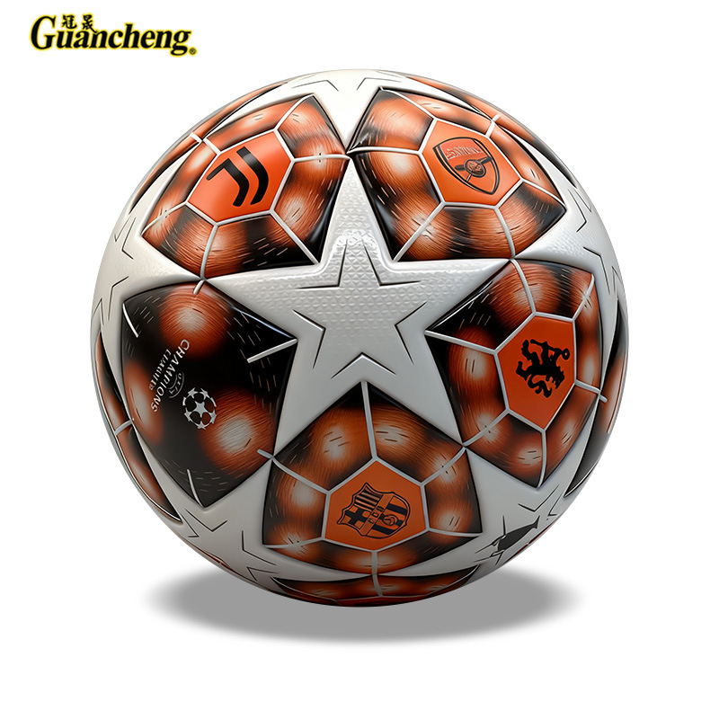 Ligue des champions cuir blanc rouge double résistant imperméable