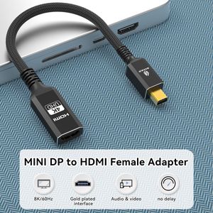ミニDP HDMIコンバータ用2mライン接続カメラコンピュータ用ホームシアタープロジェクターオーディオビデオ4Kクロスボーダー優先 - Product Image 4