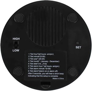 <strong>Talking</strong> Large <strong>Button</strong> Alarm Clock, Telling Time and Date for Visually Impaired and Elderly - Product Image 4