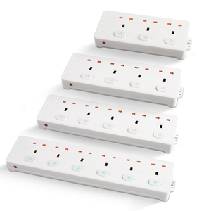 3/4/5ギャング高品質ホワイト英国標準13Aプラグ、サージ電気スイッチボード電源ソケット、延長コンセント付き - Product Image 1