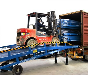 6t 10t 12t 15t Laden Entladen Einstellbare mobile Container Gabelstapler Rampen Versand Mobile Dock Leveler - Product Image 6