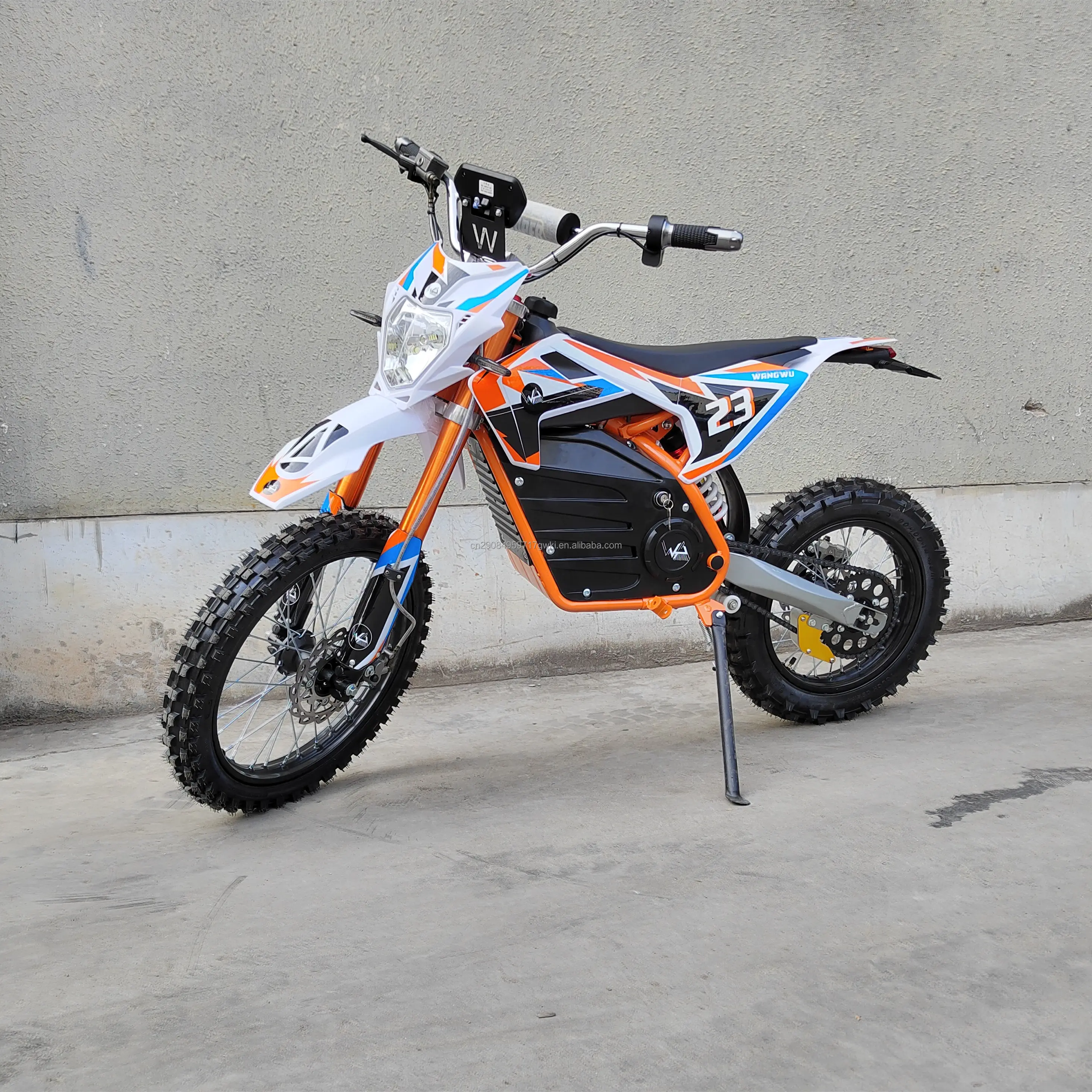 슈퍼 72V3000W 75 km/h 전기 어린이 먼지 자전거 구덩이 자전거 오토바이 72V30A 리튬 배터리가 장착 된 모토크로스 오토바이