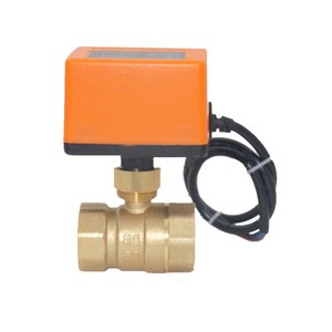 ระบบ winvall HVAC 220VAC วาล์วทองเหลืองมอเตอร์ขนาดเล็ก DN15 DN25 DN20ขนาดเล็กหัวฉีดไฟฟ้าขนาดเล็กบอลวาล์ว PN16วาล์ว - Product Image 2