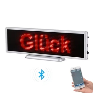 Programmable Scrolling <strong>Message</strong> LED Desk Board for Meeting Reception Show Supermarket Advertising LED <strong>Bluetooth</strong> <strong>Display</strong> Desktop - Product Image 1