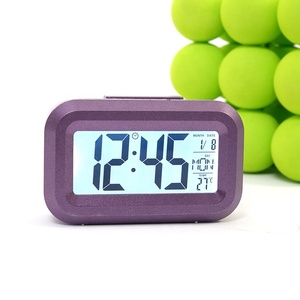 Decorative Indoor Mini Date Temperature <strong>Timer</strong> Display Digital <strong>LCD</strong> Alarm and Snooze Night <strong>Light</strong> Clock - Product Image 3