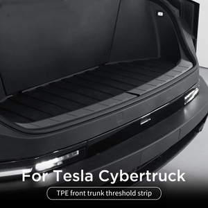 For Tesla Cybertruck Front <strong>Trunk</strong> Threshold Strip Bumper Protective Cover Pickup <strong>Trunk</strong> <strong>Inner</strong> Guard Strip 2024 Car Accessories - Product Image 2