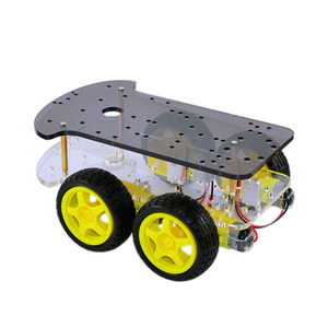 Okystar Stem Education 4WD Roboter Doppels chicht Smart Robot Car Chassis Kit - Product Image 5