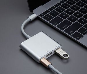 USB 3.1 TYPE-C zu USB Buchse Digital AV Multi port Adapter für HDMI, 3.0, 3.1 Typ C zu HDMI Adapter 3 in 1 Hub - Product Image 4