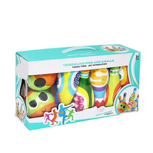 2025 nhà máy tùy chỉnh trẻ em trẻ em Đồ chơi thể thao đặc biệt mới nhất sáng tạo màu EVA bọt Bowling bóng mềm Bowling Bộ - Product Image 2