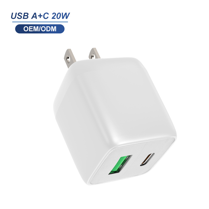 Chargeur mural blanc A+C 20W