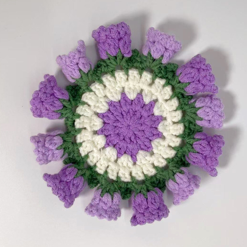 Sous-verres muguet violet