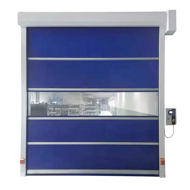 Groothandel Automatische Pvc Stof Snelle Roller Shutter Hoge Snelheid Pvc Deur