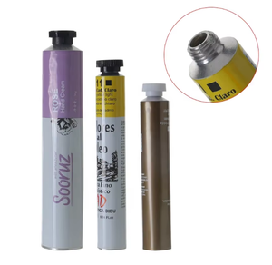 Customised Empty 30ml 50ml 100ml Aluminium <strong>Tubes</strong> for Toothpaste Cosmetic Medicine Packaging Metal Cap - Product Image 2