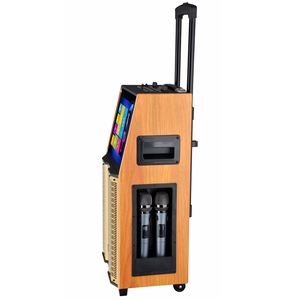 Altoparlante professionale per karaoke con carrello alimentato touch screen android da 10 pollici con sistema esterno da 10 pollici - Product Image 2