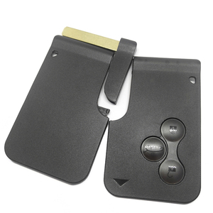 3 Button Smart Card for R-enault Clio <strong>Logan</strong> Megane 2 3 Koleos Scenic Card Case Black Car <strong>Key</strong> Fob Shell With Small <strong>Key</strong> - Product Image 4