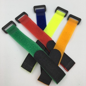 Correa de sujeción ajustable personalizada de cualquier tamaño correa de gancho y bucle colorida reutilizable con hebilla - Product Image 2