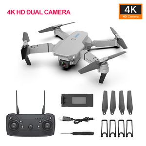 2025 Cheap Beginner Drone 10 <strong>Minutes</strong> 4 Axis WiFi Flight Controller LED Dual Camera 4K Video VTOL E88 Pro RC Drones - Product Image 5