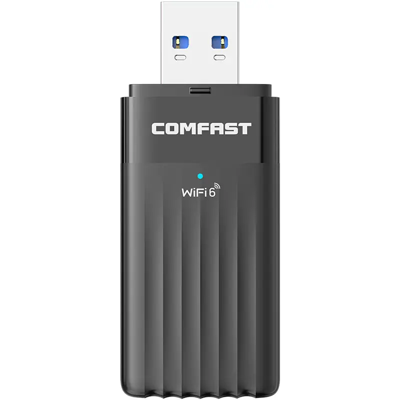 Comfast3000MbpsデュアルバンドWiFi6長距離WiFi6ドングルUSBワイヤレスLANアダプターCF-970AX