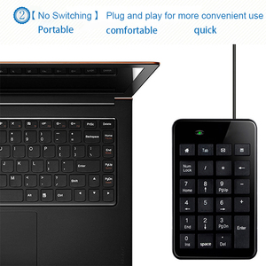 Teclado de calculadora mini USB portátil directo de fábrica, teclado numérico mini USB.