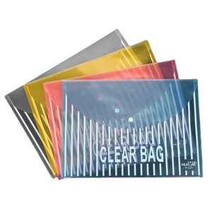 Xu hướng 2026 New dễ thương vật tư văn phòng trực tuyến giá rẻ nhất bán buôn A4 Pp túi tài liệu cho tập tin lưu trữ Bag với Snap Nút - Product Image 1