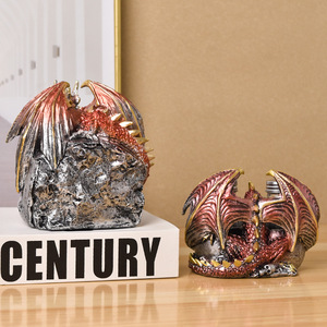 卸売ハロウィーン樹脂装飾スケルトンジャードラゴンスカルオーナメントホームキッチン装飾バープレッツェルガラススカルジャー