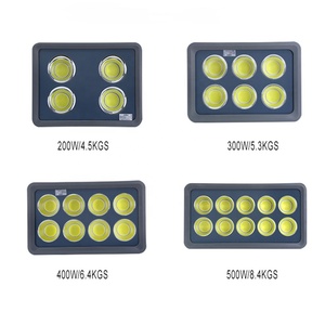 大功率200W <span class=keywords><strong>300W</strong></span> 400W 500W发光二极管聚光灯户外防水COB泛光灯85-265V投影广告街道花园