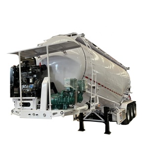 Factory Customizable Best Price 3 Axle 40-60 <strong>Tons</strong> 45cbm Dry Bulk <strong>Cement</strong> Concrete Powder <strong>Bulker</strong> Tanker Truck Trailer for Sale