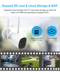 Visão Noturna Detecção PIR IP65 TUYA 1080P 2MP Sem Fio Casa Ao Ar Livre Construído em Bateria Alimentado Sem Fio WIFI Câmera Ip Segurança