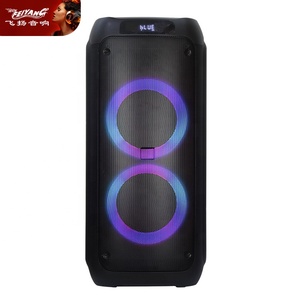 Nhà Máy bán hàng trực tiếp kép 8 inch bên loa TWS Bluetooth hộp âm thanh không dây bass cộng hưởng Boombox với điều khiển từ xa - Product Image 1