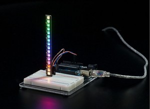 8チャンネルWS2812 5050 RGB LEDライト内蔵フルカラー駆动开発ボード - Product Image 2