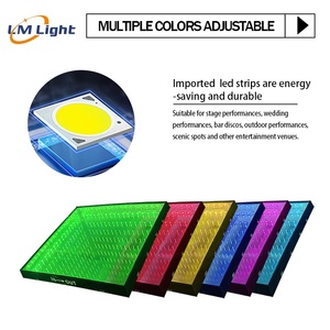 LM Factory IP 55 ABS gehärtetes Glas Magnetische 3D-LED-Tanzfläche Hochzeits feier Bühnen lichter mit Dmx 512 Steuerung für DJ Disco - Product Image 3