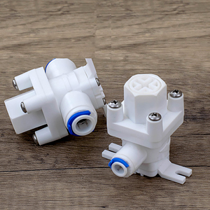 1/4&quot; 3/8&quot; OD Tube Water Purifier Connector Pipe Pressure Reducing Regulator Valve 2 or 4 Way Flow <strong>Control</strong> Quick Fitting - Product Image 3