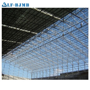 Nổi Tiếng Customized Thép Ánh Sáng Khung Không Gian Lưu Trữ Than Đổ Cong Mái Không Gian Cấu Trúc - Product Image 4