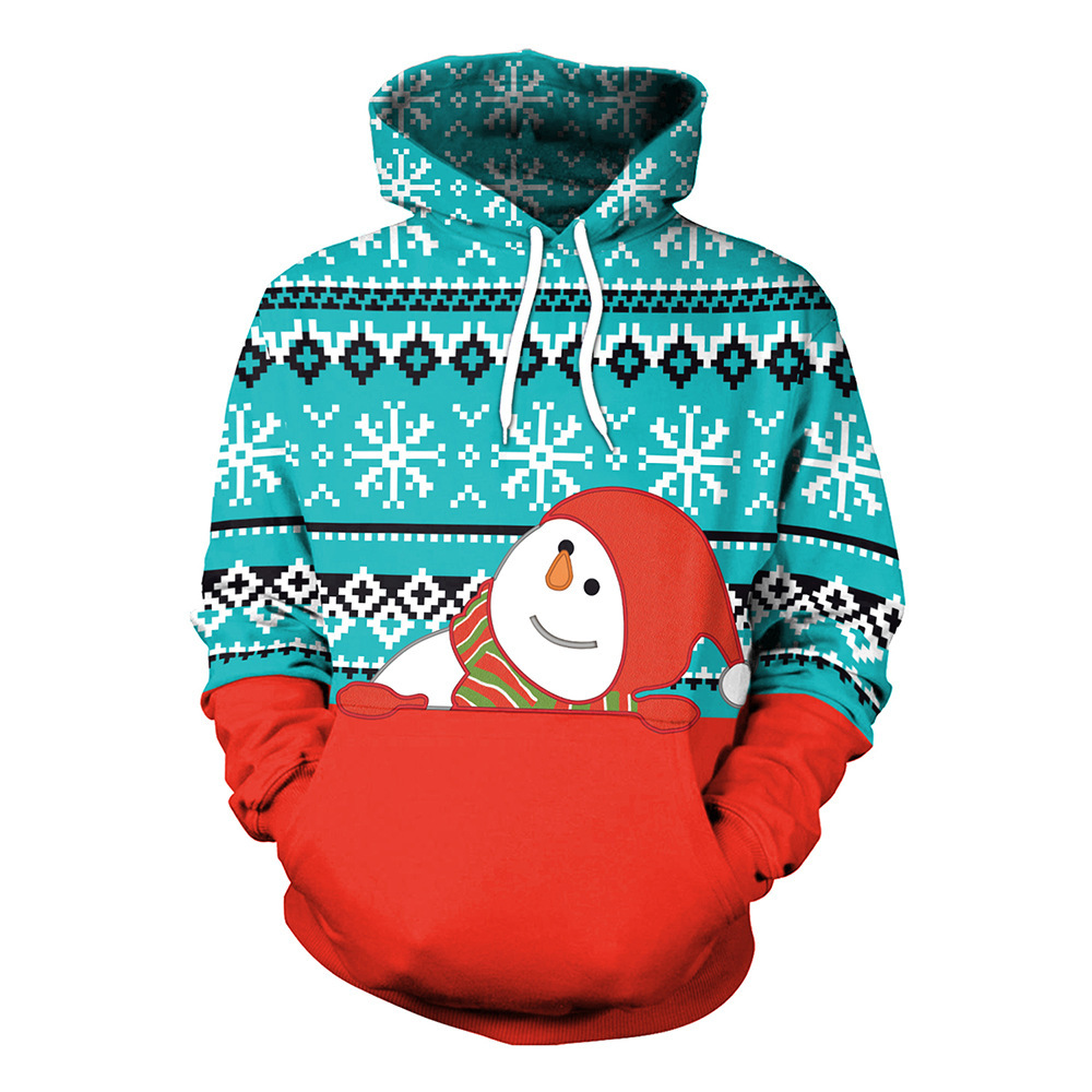 Muñeco de nieve turquesa