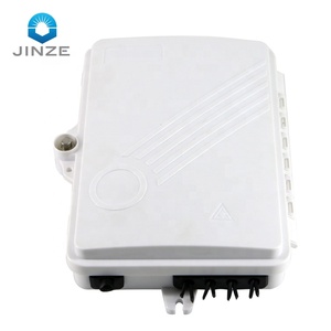 JINZE 4 porte ftth box 8 core scatola di distribuzione ottica a parete scatola di terminazione