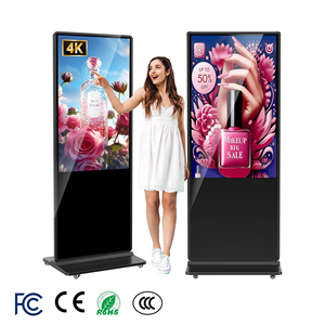 Hoogwaardig 55 inch Smart <span class=keywords><strong>Android</strong></span> reclame-scherm voor commerciële toepassingen, staand model voor winkelbalies en presentatie. - Product Image 1