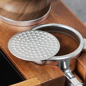 Paslanmaz çelik ikincil su ayırma ağ kazınmış filtre 58.5 toz kase ekstraksiyon filtre çift katmanlı kahve filtreleri - Product Image 4