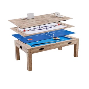 8FT 4 in 1 <strong>Multi</strong> <strong>Functional</strong> <strong>Game</strong> <strong>Table</strong> <strong>with</strong> Conversion Billiard Pool Air Hockey <strong>Table</strong> Tennis Office <strong>Table</strong>. - Product Image 1