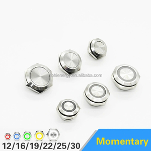 12v Led Touch Stainless Steel <strong>Switch</strong> 35mm Emergency Elevator Round <strong>Push</strong> <strong>Button</strong> - Product Image 5