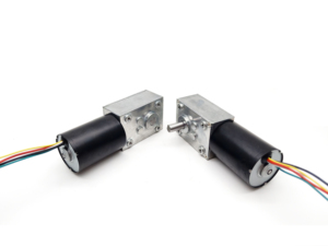 DC高トルクウォームギアモーター12v 24v TWG4058-TEC3650永久磁石低rpmブラシレスDCウォームギアモーター (エンコーダー付き) - Product Image 2