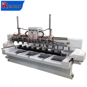 8头多主轴3d雕刻4轴带旋转轴的数控刳刨机 - Product Image 3