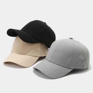 韓国風速乾式野球帽シンプル無地レーザー野球帽 - Product Image 2