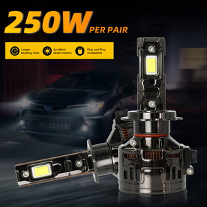 Yüksek güç 250W 21000LM LED far ampulü 9005 yayan diyot araba ışık ile 6500K renk sıcaklığı - Product Image 3