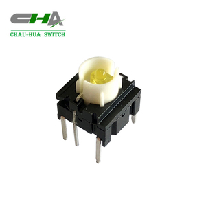 CHA 10x1 0mm taktlı anahtarlar IP67 su geçirmez 4PIN kare geri düğmeleri için inceliğini anahtarı düğmesi anahtarı - Product Image 3