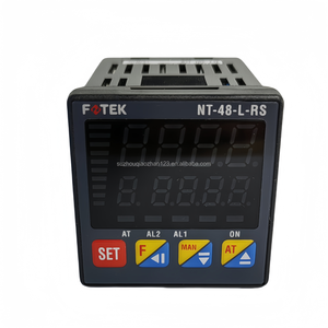 Controlador de temperatura inteligente totalmente automático, 48mm x 48mm, comunicación RS 485, salida de relé, componentes electrónicos, 1 unidad - Product Image 4